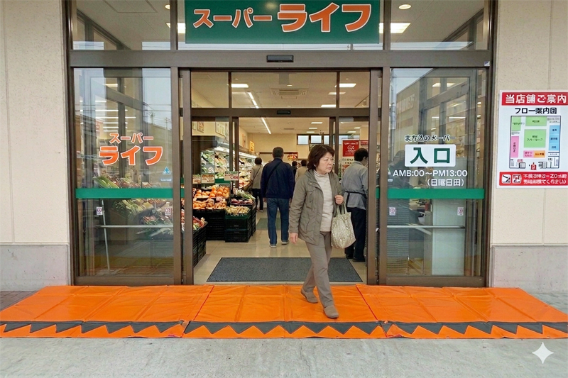 邪魔にならない止水シート